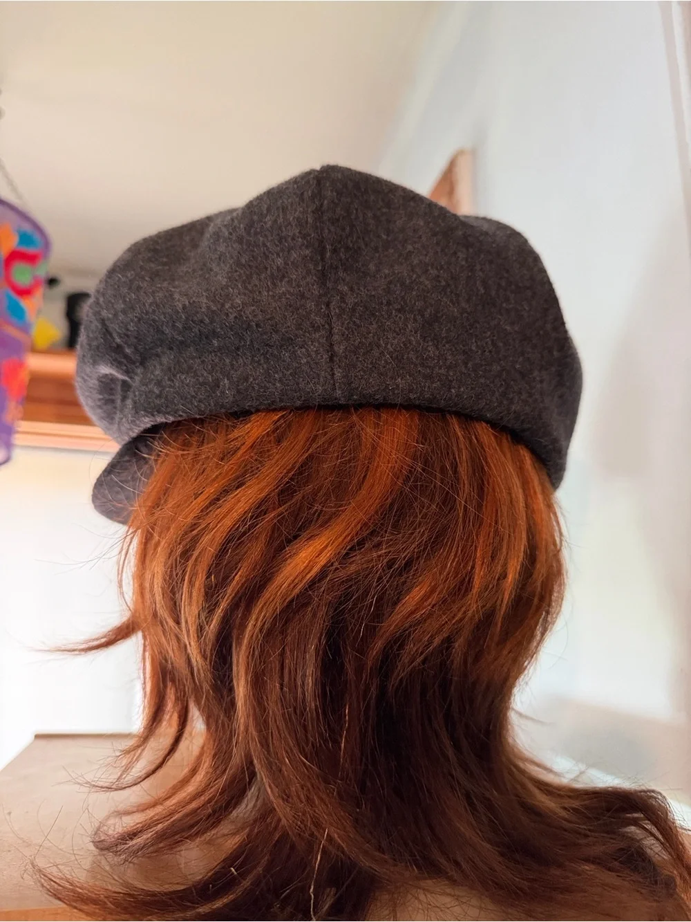 Grey Wool Newsboy hat CAPAS Headwear N.Y. Made in USA
